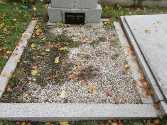 hrob před základní úpravou